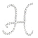 12 Pack | 1.5" Clear | Rhinestone Monogram Sticker Self Adhesive Bling Diamond Letters For DIY#whtbkgd