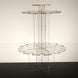 Acrylic Champagne Glasses Flutes Display Stand, Wine Glass Rack Tower#whtbkgd