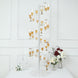 4.5ft Clear Acrylic Spiral Champagne Flute Display Stand, Wine Glass Bar Rack