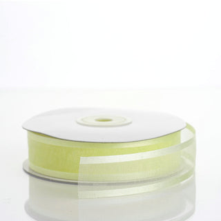Add a Touch of Elegance with Yellow Sheer Organza Ribbon
