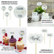 5.5inch Thank You Tag Round Cupcake Toppers, Bamboo Skewers, Decorative Top Cocktail Picks