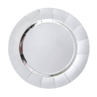 Stylish Event Decor Made Easy with Silver Disposable Charger Plates