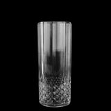 Clear Crystal Cut Reusable Plastic Cocktail Tumblers, Disposable Highball Drinking Glasses