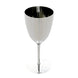 6 Pack | Silver 8oz Plastic Wine Glasses, Disposable Wine Goblets
