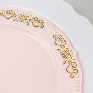 The Perfect Gold Embossed Plates for a Glamorous and Memorable Event