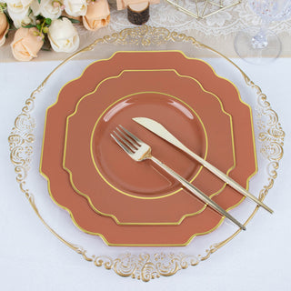 Elevate Your Table Aesthetics with Terracotta (Rust)