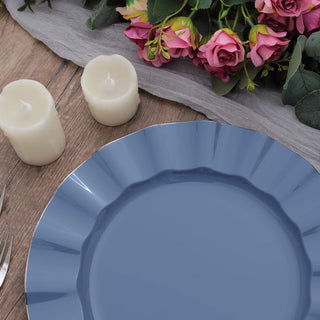 Ocean Blue Disposable Dinner Plates for All Your Event Needs