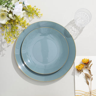 Elevate Your Table Setting with Dusty Blue Salad Plates