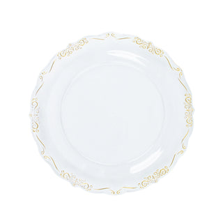 Convenience Meets Style with our Clear Plastic Dessert Plates