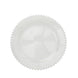 10 Pack | 10inch Clear Beaded Rim Disposable Dinner Plates#whtbkgd