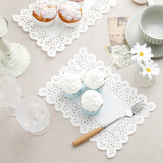 Versatile and Stylish White Lace Paper Doilies