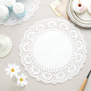 White Lace Paper Doilies for Stylish and Practical Decor