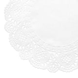 100 Pcs | 4inch Round White Lace Paper Doilies, Food Grade Paper#whtbkgd