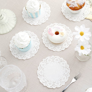 Versatile and Stylish White Lace Paper Doilies