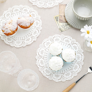 Create an Elegant Atmosphere with White Lace Paper Doilies