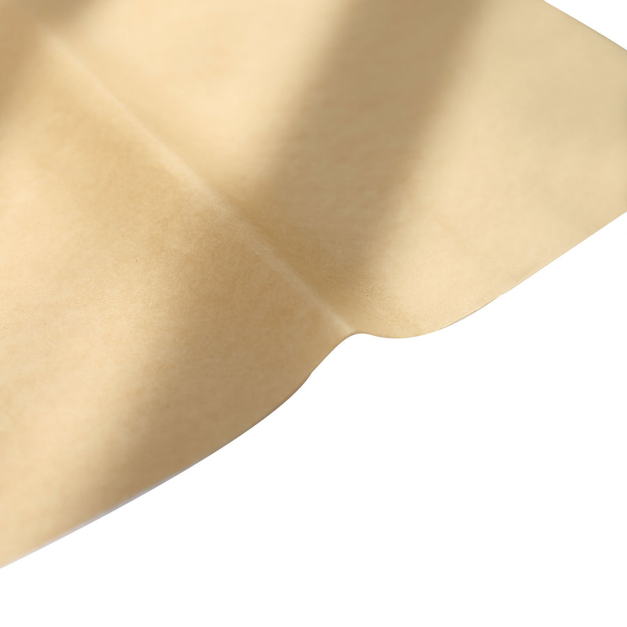 50 Pack | 12inch Natural Brown Eco Friendly Square Wax Paper Food Wrappers
