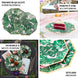 25 Pack | Tropical Palm Leaf 7inch Dessert Salad Paper Plates, Disposable Appetizer Plates Geometric