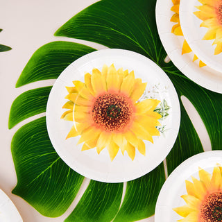 Create a Beautiful Sunflower Themed Event with Disposable Party Plates