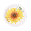25 Pack | Sunflower 7inch Dessert Appetizer Paper Plates, Disposable Party Plates#whtbkgd