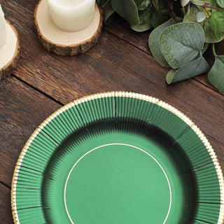 Versatile and Stylish Hunter Emerald Green Paper Plates