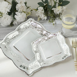 Stylish and Convenient Disposable Plates