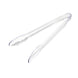 3 Pack | Clear 12inch Plastic Serving Tongs, Catering Disposable Food Service Tongs#whtbkgd
