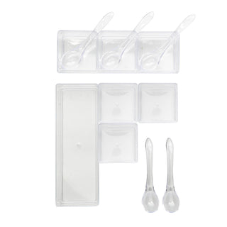 Enhance Your Dining Experience with the Clear Plastic Sauce Dish Tray