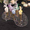 Clear 35-Slot Acrylic Ice Cream Cone Display Stand, 16inch Mini Snow Cone Holder Tray