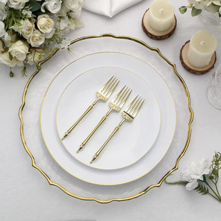 Add Elegance to Your Table with Gold Plastic Dessert Forks