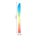 24 Pack - 8inch Rainbow Ombre Design Heavy Duty Plastic Knives