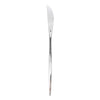 Silver Heavy Duty Plastic Silverware Knives Cutlery, Premium Disposable Sleek Flatware#whtbkgd