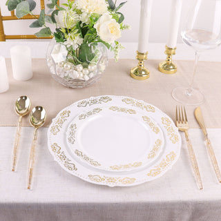 Elevate Your Event Decor with Gold Glittered Disposable Spoons