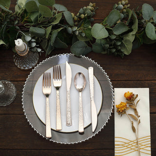 Durable and Reusable Rose Gold Silverware