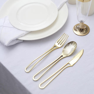 Make Your Event Memorable with Gold Disposable Utensils