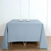 90Inch Dusty Blue Seamless Square Polyester Tablecloth