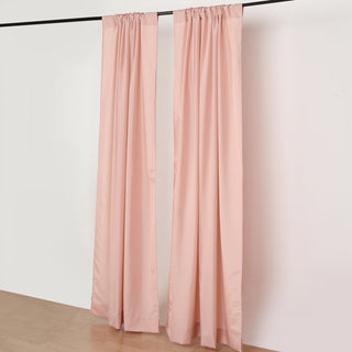 Add Elegance to Your Event with Dusty Rose Polyester Photography Backdrop Curtains