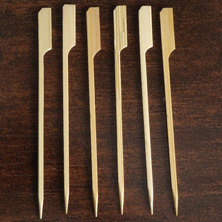 Eco Friendly Paddle Shaped Bamboo Skewers Cocktail Picks - Enhance Your Event Decor