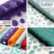 12inch x 10 Yards Ivory Premium Organza With Velvet Dots Fabric Bolt, DIY Craft Fabric Roll