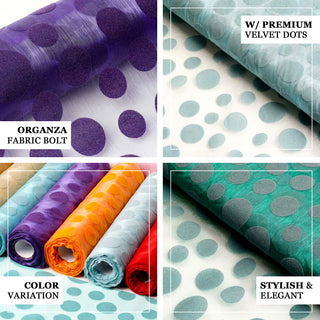 Premium Ivory Organza Fabric Bolt for DIY Craft Enthusiasts