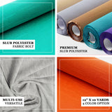 12"x10 Yards | Premium Slub Polyester Fabric | Hunter Green Bolt