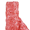 54Inchx4yd | Rose Quartz Satin Rosette Fabric By The Bolt, DIY Craft Fabric Roll