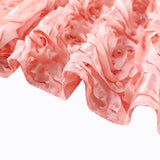 54inch x 4 Yards | Dusty Rose Satin Rosette Fabric By The Bolt, DIY Craft Fabric Roll