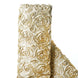 54Inchx4yd | Champagne Satin Rosette Fabric By The Bolt, DIY Craft Fabric Roll