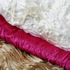 54inch x 4 Yards Fuchsia Wave Satin Fabric Bolt, DIY Craft Fabric Roll