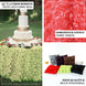 54 Inch x 4 Yards Tea Green 3D Rosette Satin Lace Fabric Roll, DIY Craft Fabric Bolt
