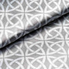 10 Yards x 54inch Silver / White Zen Design Satin Fabric Bolt, DIY Craft Fabric Roll#whtbkgd