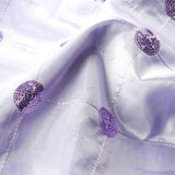 54inchx5 Yards Lavender Lilac Sequin Tuft Design Taffeta Fabric Bolt, DIY Craft Fabric Roll#whtbkgd