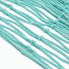 5ftx5ft Turquoise Cotton Decorative Fish Net With Ties, Rustic Beach Decor