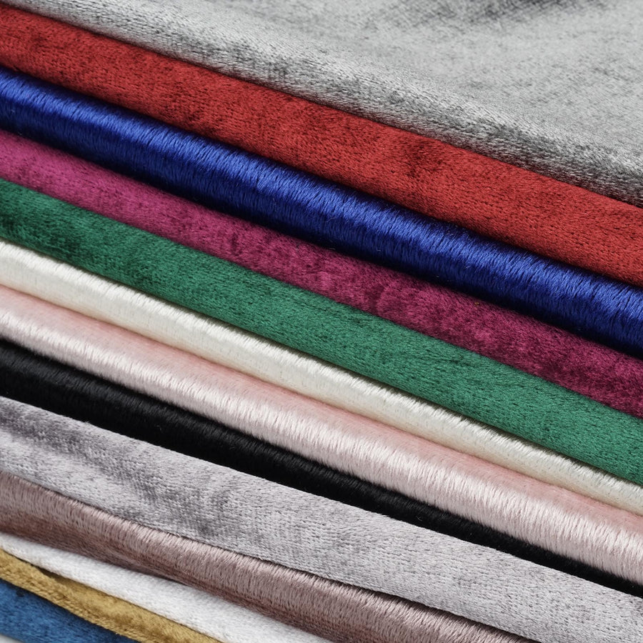 65inch x 5 Yards Silver Soft Velvet Fabric Bolt, DIY Craft Fabric Roll