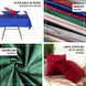 65inch x 5 Yards Burgundy Soft Velvet Fabric Bolt, DIY Craft Fabric Roll